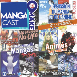 Cartouche de l'émission Mangacast Omake n°120